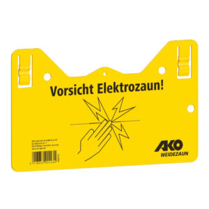 Znak upozorenja za električnu ogradu plastični