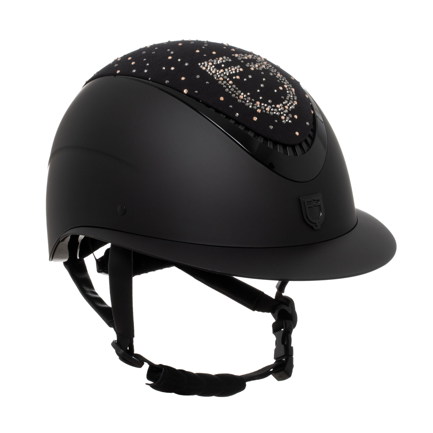 Jahača kaciga Equestro Rhinestones Wide